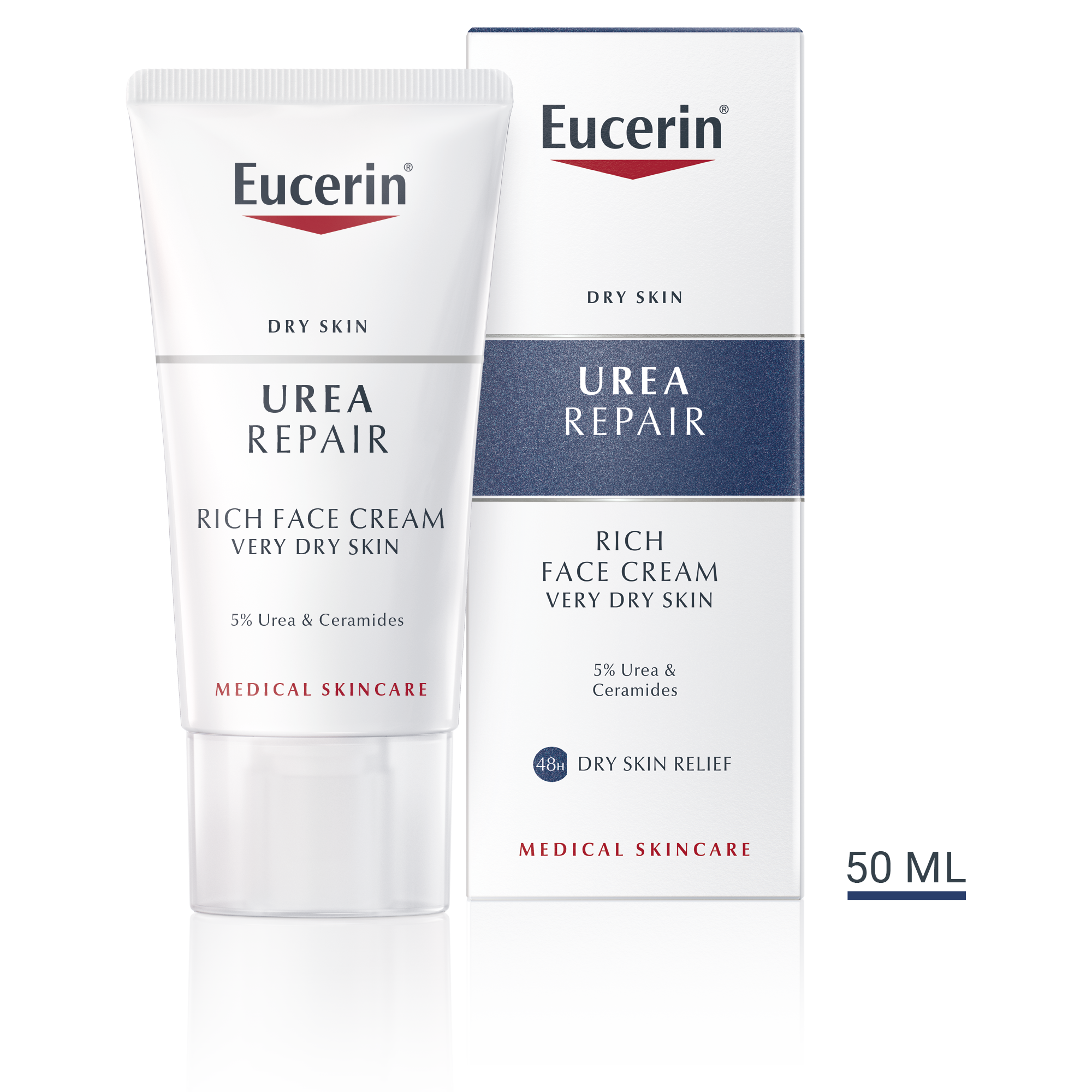 UreaRepair Rich noćna krema za lice s 5 ureje i ceramidima